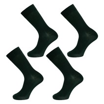 매너그램 남성용 수미파 정장 양말 4p 세트