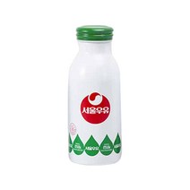 서울우유 레트로 보온 보냉 텀블러, 밀크드랍, 350ml