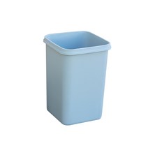 바이굿즈 뚜껑제외 정사각 종량제 휴지통 20L, 회색, 1개