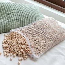 폴라포 편백큐브 베개 충전재, 원목