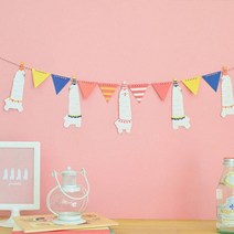 동물 가랜드 라마, 혼합색상