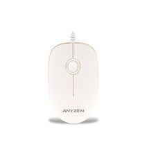 애니젠 무소음 유선 마우스 M200, 화이트