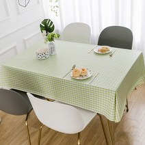 깔끔한 체크 식탁보, TYPE10, 65 x 120 cm