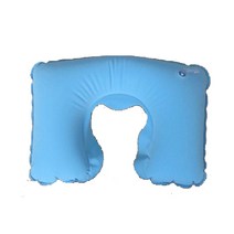 MEO 여행용 에어 목베개 쿠션 2종 세트, 스카이, 랜덤발송