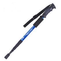 키밍 길이 조절 알루미늄 등산스틱 4단, 블루