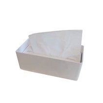 높이조절 핸드타올 티슈케이스, 화이트, 1개