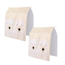 행거 드레스 커버 흰곰 110 x 110 cm, 2개, 1개입
