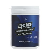 밀팜 타이탄 BCAA EAA 아미노산 헬스보충제, 1개, 500g