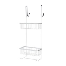 노바리빙 스테인레스 다용도 걸이형 욕실선반 2단, 1개