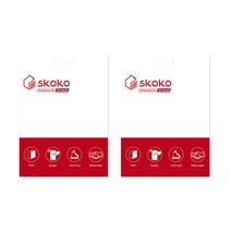 스코코 올레포빅 휴대폰 액정보호필름 2p 세트, 1세트