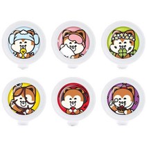래핑찰리 힐링클립 6종 세트, 버플찰리+릴렉스찰리+럭키찰리+파티찰리+니트찰리+뮤직찰리, 1세트