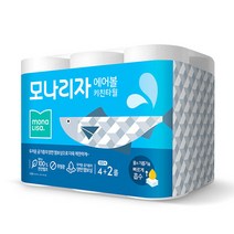모나리자 에어볼 펄프 키친타올 150매, 1개, 6개입