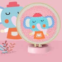 고미곰이 펀치니들 6종 DIY 풀패키지, 슈슈엘러펀트, 1세트