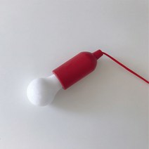 아보드 건전지 전구 아이방 무드등, 빨강