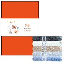 송월타월 도브 스티치 세면타월 140g 30수 면사 + 케이스 + 돌잔치 띠지 E타입 500 x 70 mm, 랜덤발송, 5세트