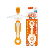 콤비 테테오 아기 칫솔 1단계, 오렌지, 1개입, 2개