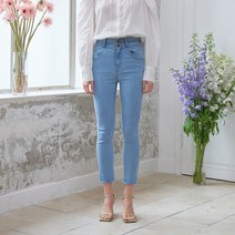 언노운플라넷 여성용 하이라이즈슬림핏 데님팬츠