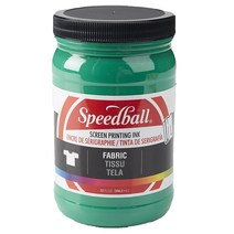 스피드볼 패브릭 실크스크린 잉크, Green, 946.3ml