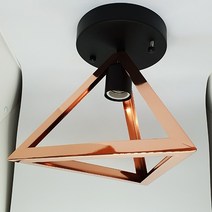 키고조명 삼각 직부등, 로즈골드