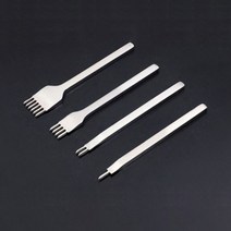 가죽공예 다이아몬드 치즐 4mm 4종 세트