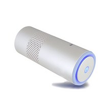 아이존 에어보스비 휴대용 LED 미니 공기청정기, 화이트