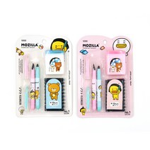 B패밀리 만년필 세트 2종 01-0133, 0.5mm, A 핑크, B 아이보리