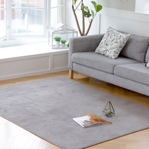 지인공간 모던 극세사 사계절 데일리 거실러그 침실러그