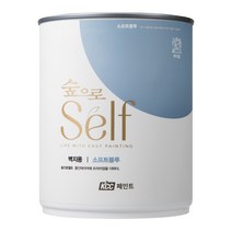 KCC 숲으로 셀프 벽지용 에그쉘 수성페인트 1L, 소프트블루, 0.9L, 1개