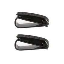 MEO 자동차 3D 안경클립, 블랙, 2개