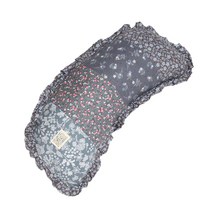 스토리이불 편안한 면 반달 바이오칩 목베개, 그레이, 1개