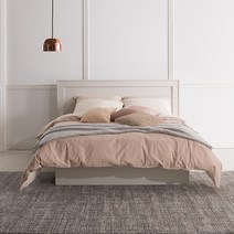 리바트 데이지 침대 목대 + 엔슬립 E3 매트리스 방문설치, 빈티지 화이트