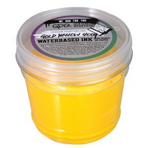 일체형 수성 잉크 400g + 지연제 50ml 세트, gold yellow