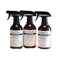 로맨틱노벰버 블랙건 분무기 브라운 520ml 3p 세트, 라벨1화이트, 1세트