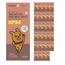 카카오프렌즈 프로도 페이스 브이마스크 소형 KF94, 30개, 1개입