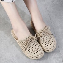 여성용 포린 짜임 끈 pvc 슬리퍼