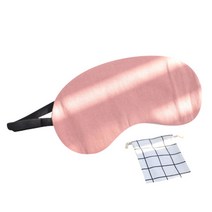 호탱감탱 들리면 안대 수면 온열 귀마개 안대 + 파우치 + 와이어 핑크 딸기쉐이크, 1세트