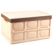 피티즘 캠핑 폴딩 박스, 브라운, 1개