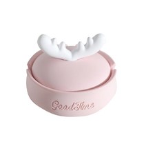 모모 천사 날개 뚜껑 재떨이, 핑크, 1개