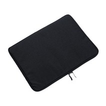 세뇨르킴 태블릿 노트북 전용 방수 천 보관 파우치, 블랙