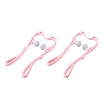 오제 목 경추 지압 멀티 마사지기, 핑크, 2개