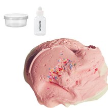 팔레트슬라임 핑크 바닐라 버터 액체괴물 150ml 세트, 핑크 + 아이보리