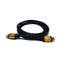 랜스타 HDMI 2.0 골드메탈 케이블 4K 60Hz, 1개, 3m