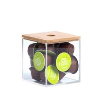 하이어데코 튼튼한 캡슐거치대 16구 디자인, 투명, 1개