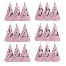 JOYPARTY 생일파티 고깔모자 6p, 트윙클핑크, 3개