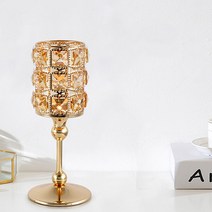 makeme 럭셔리 다용도 캔들홀더 보석 M, 골드