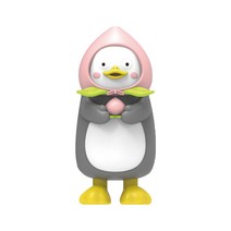 펭수 차량용 송풍구 클립형 방향제 스위트 파우더 복숭아펭수, 1개, 1개입