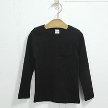 비바스타 아동용 포켓 스판 긴팔 티셔츠