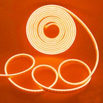 LED 네온 아트 플렉스 줄조명 8mm x 5m 12V, 오렌지