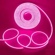 LED 네온 아트 플렉스 줄조명 8mm x 5m 12V, 핑크