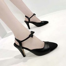 TCR 여성용 레임 샌들힐 10cm